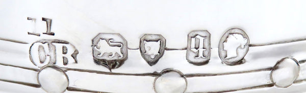 Antique Victorian Sterling Silver 7 3/4" Wine Goblet 1871