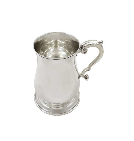 Antique Sterling Silver Pint Tankard / Mug 1966