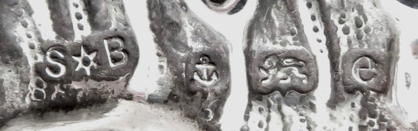 Antique Edwardian Sterling Silver 13" Photo Frame 1904