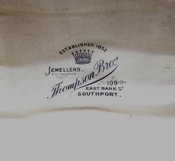 Pair of Antique Victorian Sterling Silver 'Grape & Vine' Napkin Rings in Case 1899