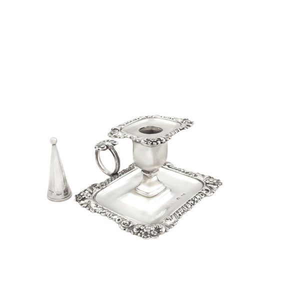 Antique Georgian Sterling Silver Chamberstick 1829