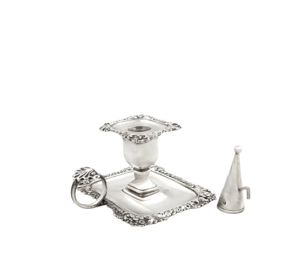 Antique Georgian Sterling Silver Chamberstick 1829