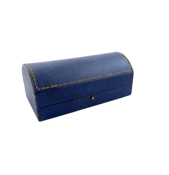 Pair of Antique Victorian Sterling Silver Napkin Rings in Case 1894