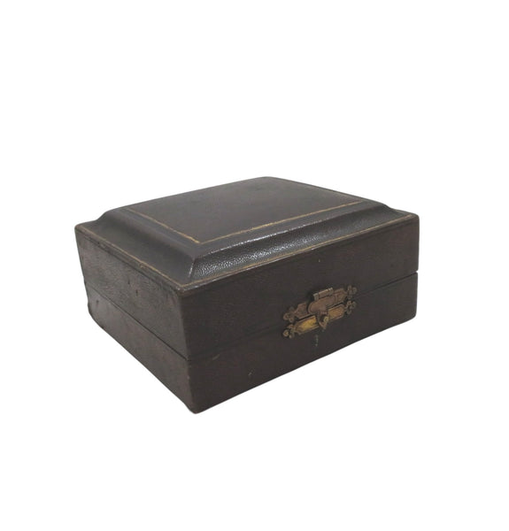 Set of 6 Antique Sterling Silver Napkin Rings in Case 1891