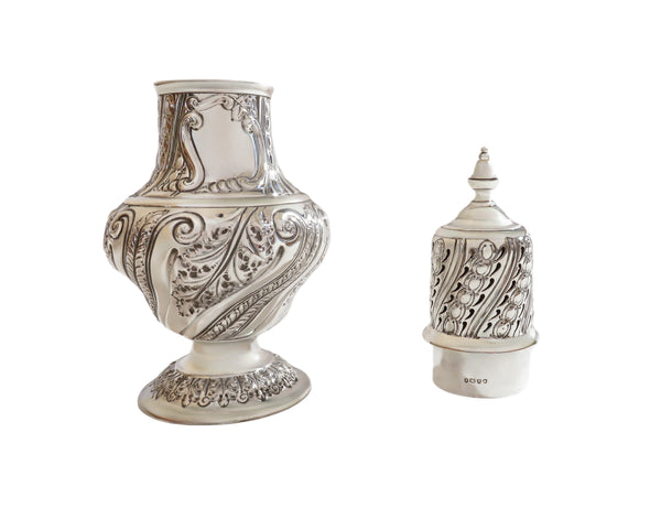 Antique Victorian Sterling Silver Sugar Shaker / Caster 1888