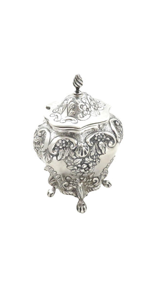 Antique Edwardian Sterling Silver Caddy 1903