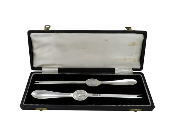 Pair of Vintage Sterling Silver Lobster / Crab Picks 1964