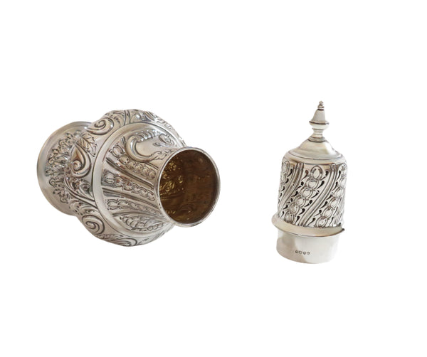 Antique Victorian Sterling Silver Sugar Shaker / Caster 1888