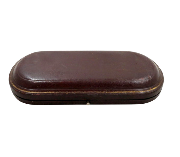 Antique Victorian Sterling Silver 3 Piece Christening Set in Case 1896