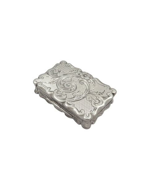 Antique Victorian Sterling Silver Vinaigrette 1870