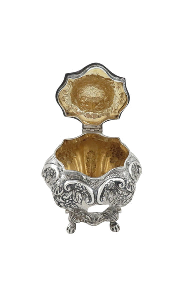 Antique Edwardian Sterling Silver Caddy 1903