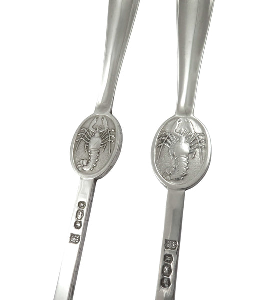 Pair of Vintage Sterling Silver Lobster / Crab Picks 1964