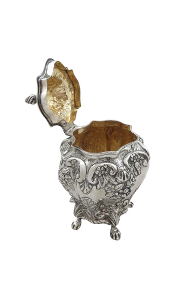 Antique Edwardian Sterling Silver Caddy 1903