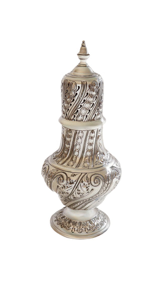 Antique Victorian Sterling Silver Sugar Shaker / Caster 1888