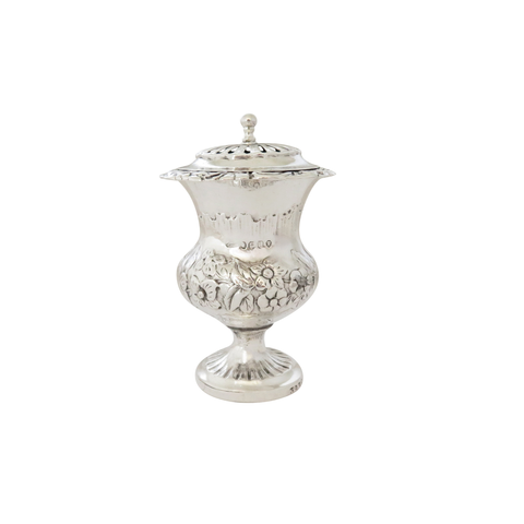 Antique William IV Sterling Silver Pounce / Shaker Pot 1831