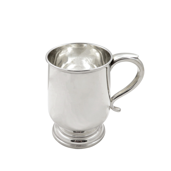 Antique George V Sterling Silver Pint Tankard / Mug 1933