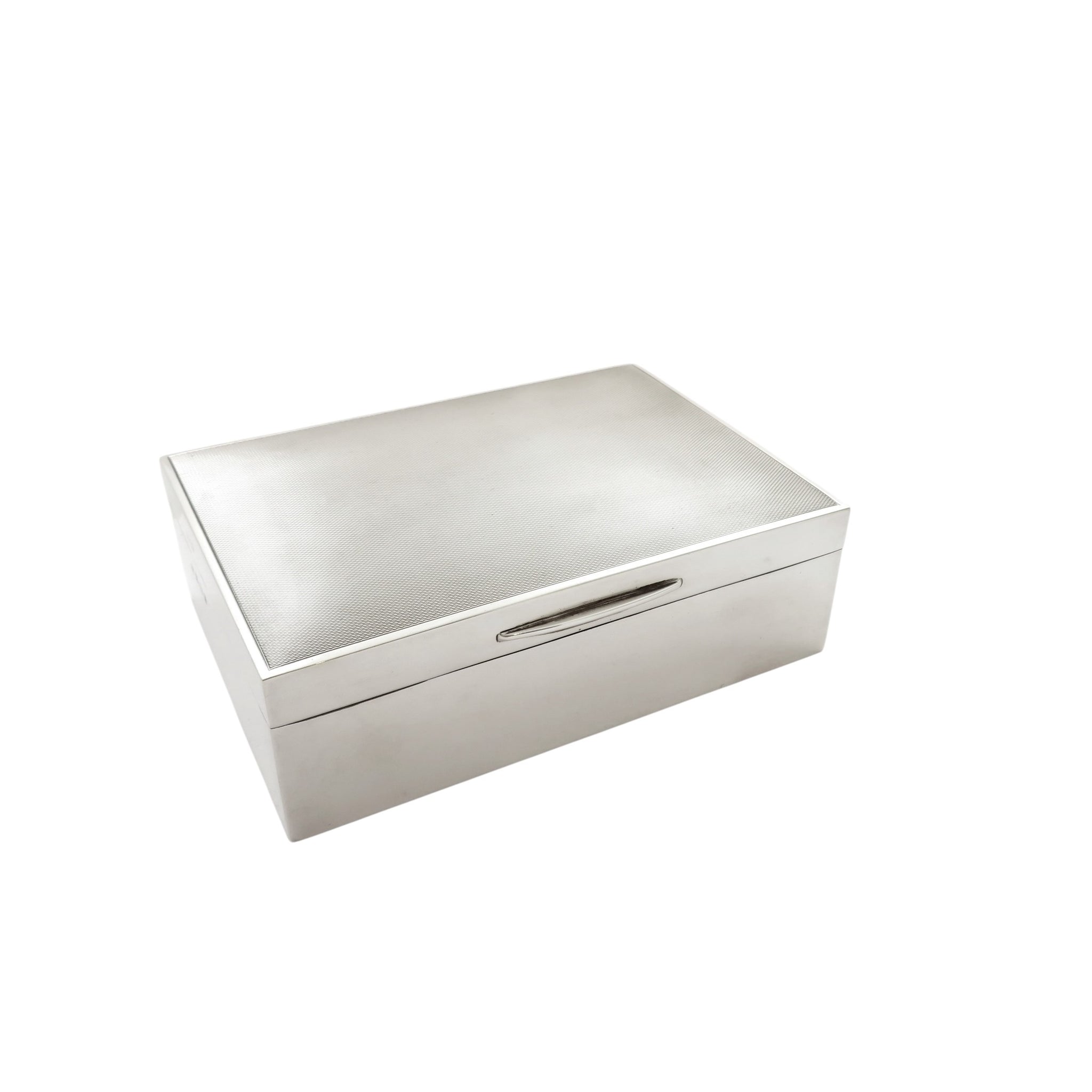 Vintage Sterling Silver Cigarette / Table Box 1971