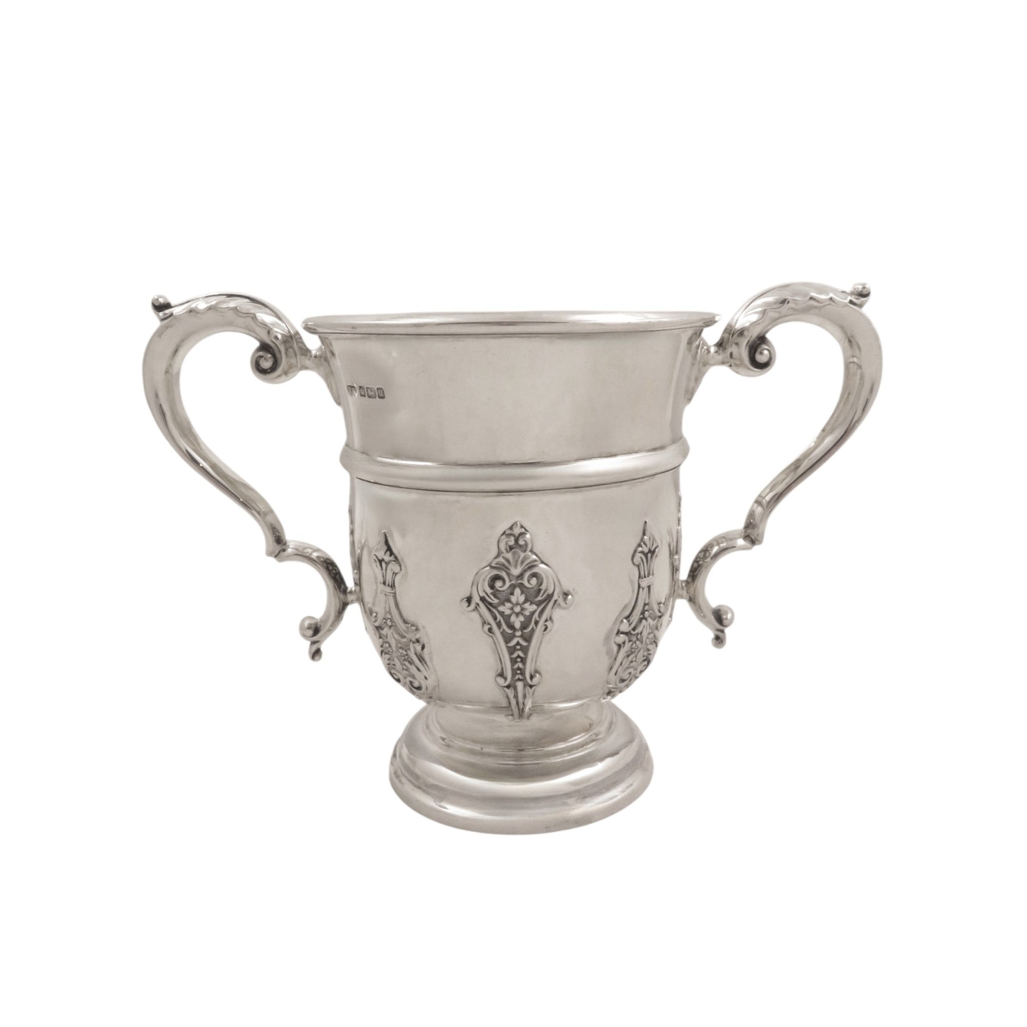Antique George V Sterling Silver 2 Handle Loving Cup /Trophy 1912