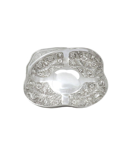 Antique Victorian Sterling Silver 7 1/2" Dish / Bowl 1887