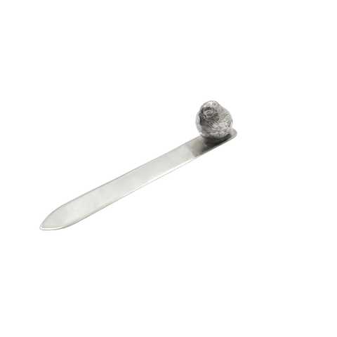 Antique George V Sterling Silver 'Chick' Letter Opener 1916