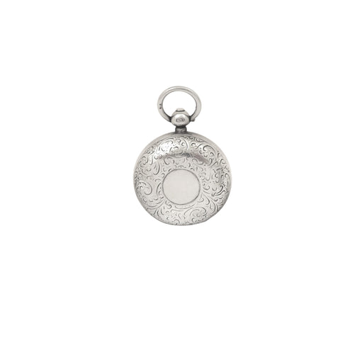 Antique Victorian Sterling Silver Sovereign Case 1900