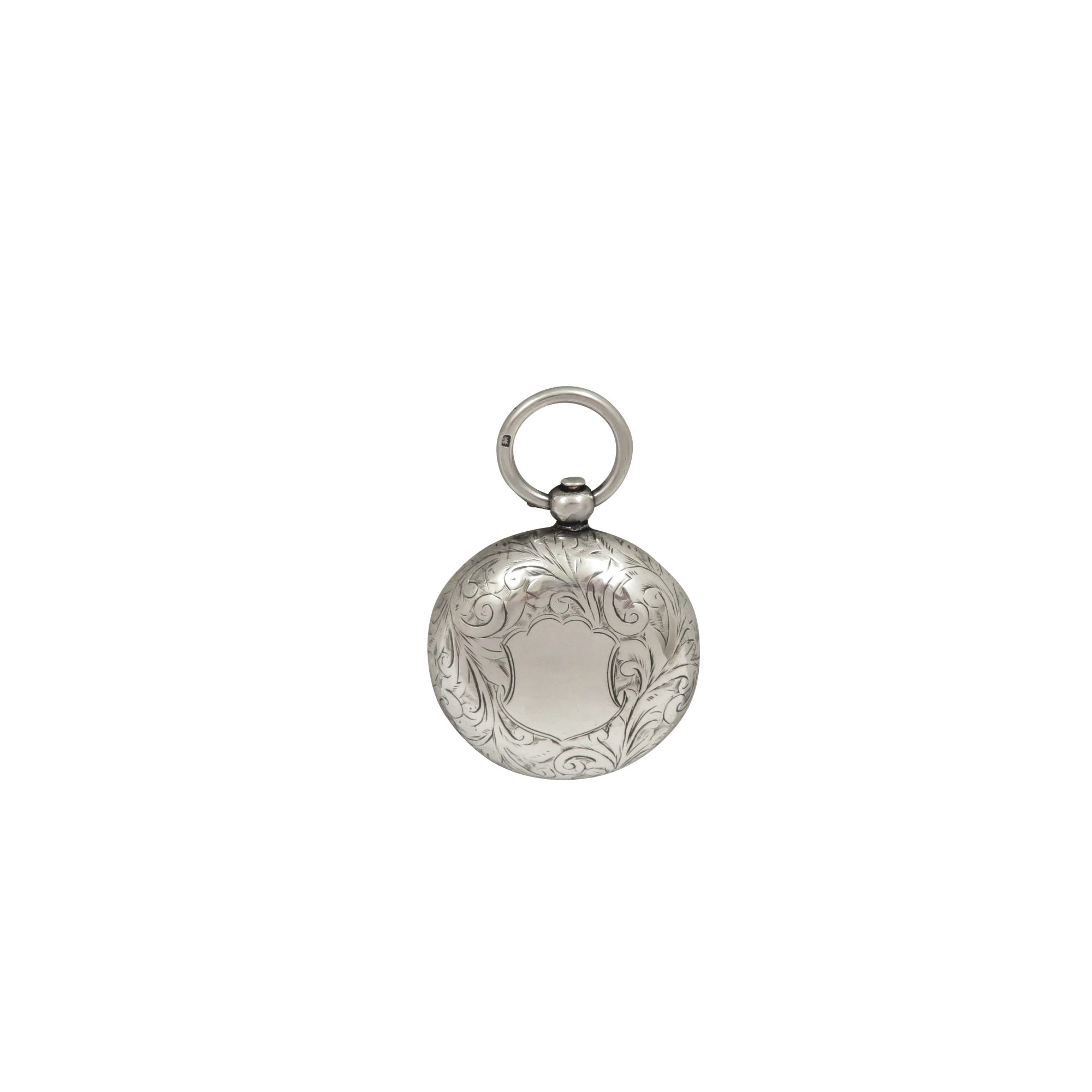 Antique Victorian Sterling Silver Sovereign Case 1900 Antique Victorian Sterling Silver Sovereign Case 1900