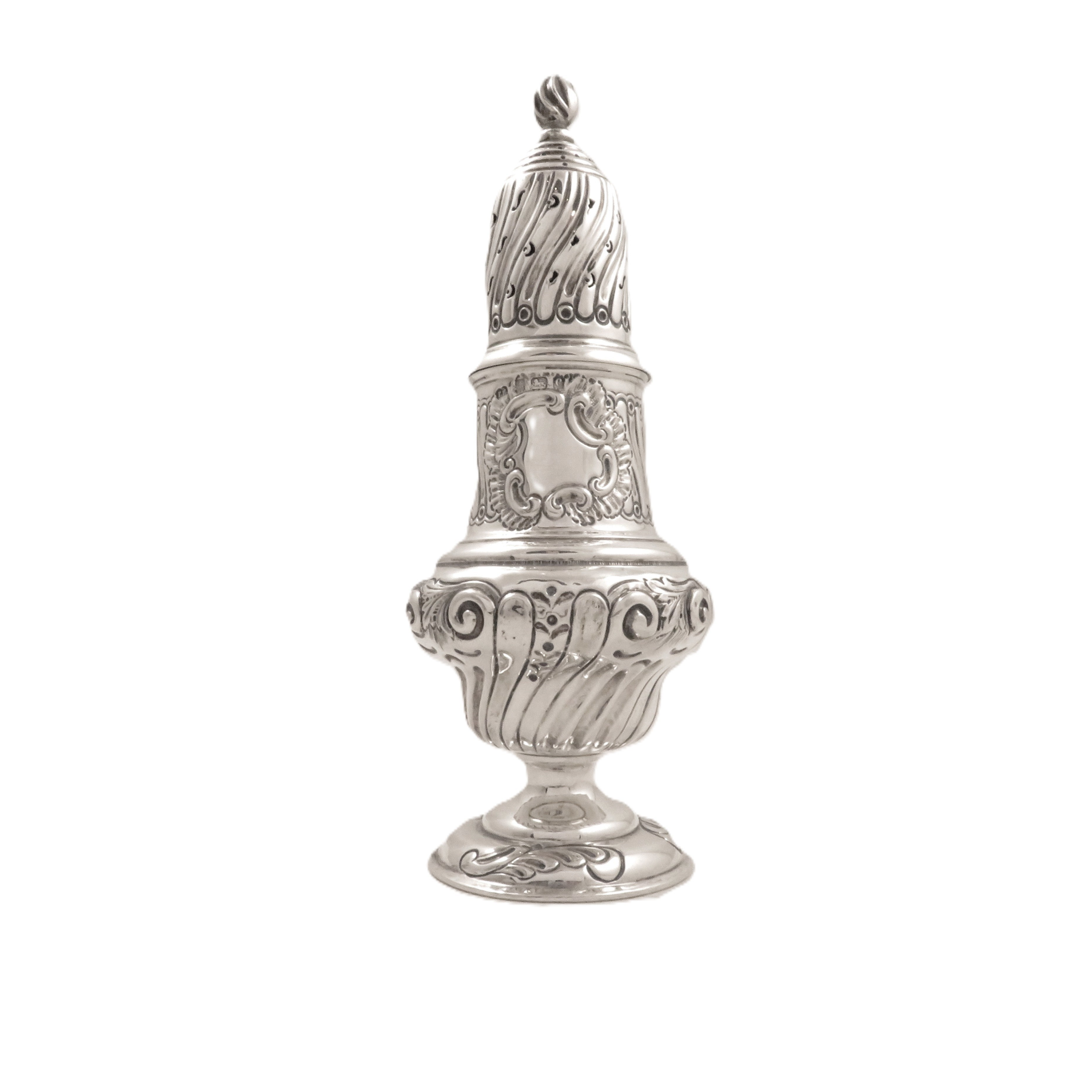 Antique Edwardian Sterling Silver Sugar Shaker / Caster 1901