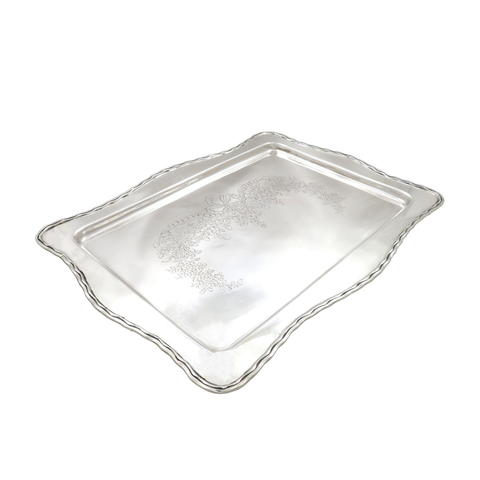 Antique George V Sterling Silver Dressing Tray 1930