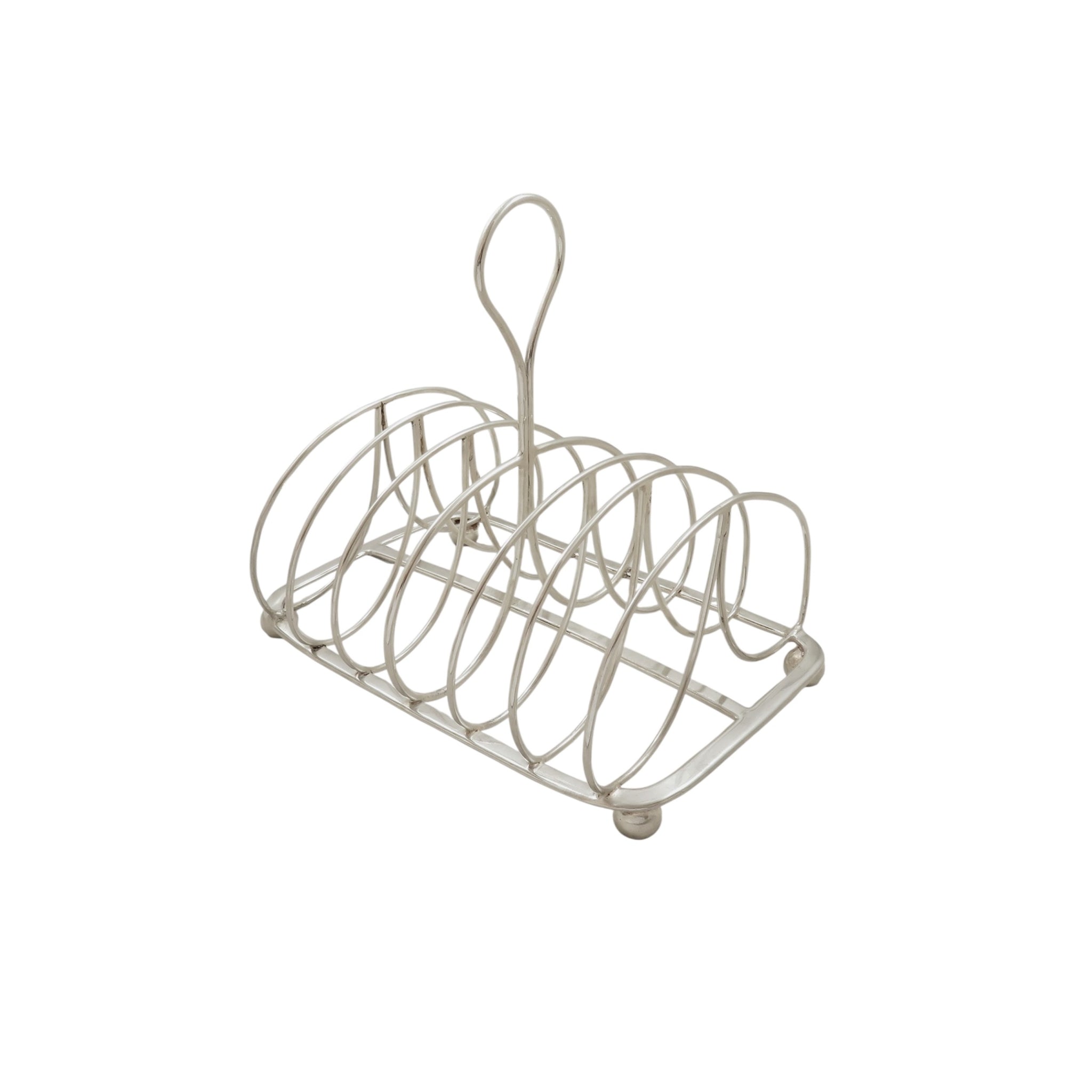 Antique Georgian Sterling Silver Toast Rack 1815