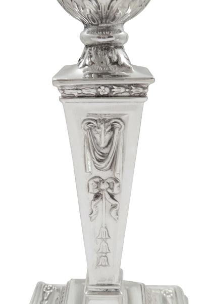 Pair of Vintage Sterling Silver 'Rams Heads' 8" Candlesticks 1972