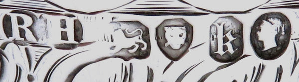 Antique Victorian Sterling Silver 6 3/4" Wine Goblet 1865