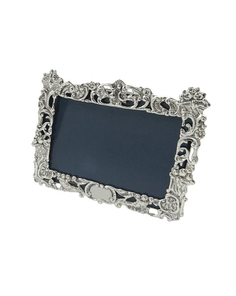 Antique Victorian Sterling Silver 'Landscape' Photo Frame 1889