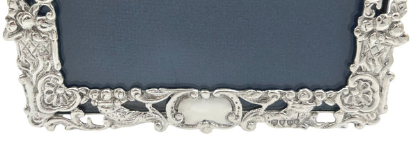 Antique Victorian Sterling Silver 'Landscape' Photo Frame 1889