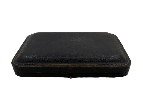 Pair of Antique Victorian Sterling Silver Dishes in Case 1899