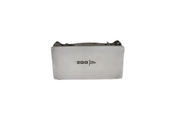 Antique Edwardian Sterling Silver Napkin Ring in Case 1904