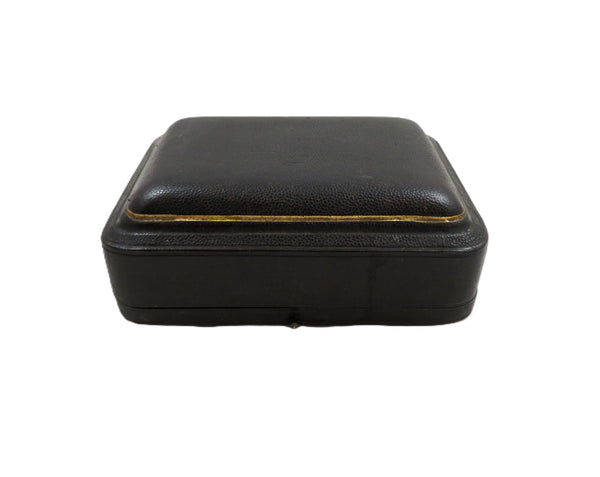 Pair of Antique Victorian Sterling Silver Napkin Rings in Case 1900