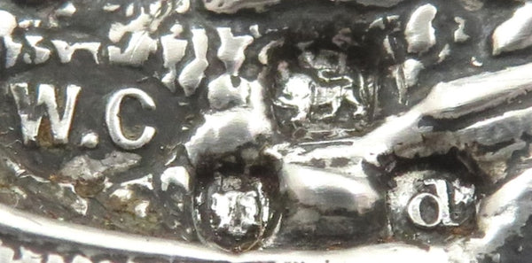 Antique Victorian Sterling Silver 'Heart' Photo Frame 1899