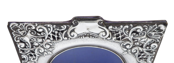 Antique Edwardian Sterling Silver 6" Photo Frame 1906