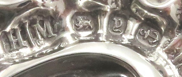 Antique Victorian Sterling Silver 8" Mirror 1898