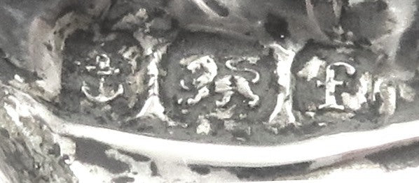 Antique Art Nouveau Sterling Silver 8 1/2" Photo Frame 1905