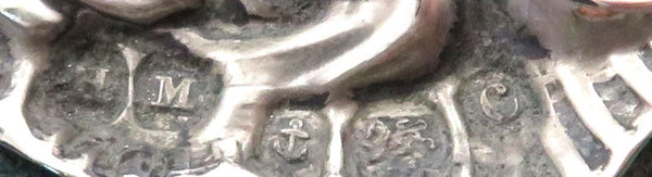 Antique Edwardian Sterling Silver 9 3/4" Photo Frame 1902