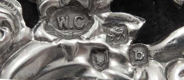 Antique Victorian Sterling Silver 'Cherubs' Photo Frame 1897