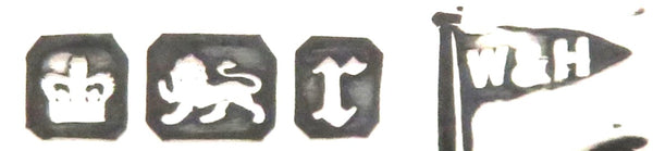 Pair of Antique Edwardian Sterling Silver 5" Candlesticks 1909