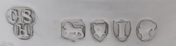 Antique Victorian Sterling Silver Mustard Pot 1884