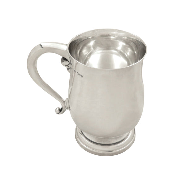 Vintage Sterling Silver Pint Tankard / Mug 1969