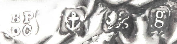 Antique Sterling Silver 'Three Ladies' Purse 1914