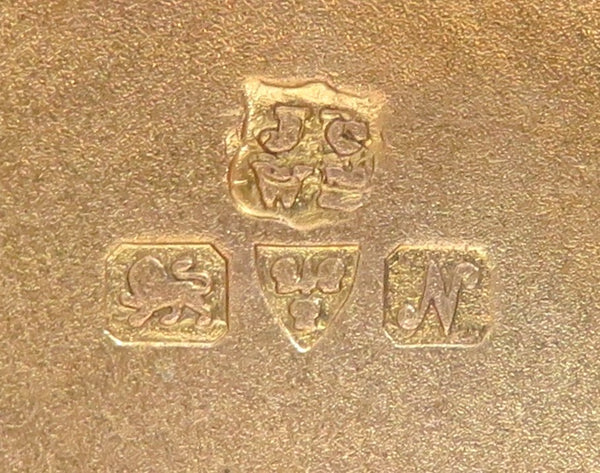 Antique George V Sterling Silver Sovereign Case 1913