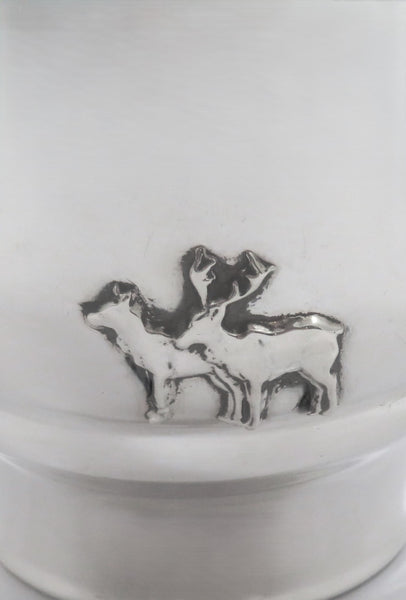 Antique George V Sterling Silver Christening Mug 1926 - Noah's Ark