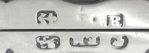 Antique Victorian Sterling Silver 'Houses of Parliament' Card Case/Aide Memoire 1866