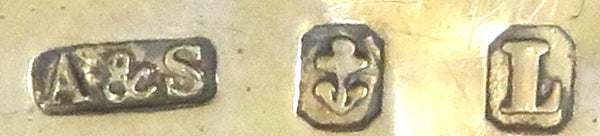 Antique Victorian Sterling Silver Snuff / Pill Box 1860